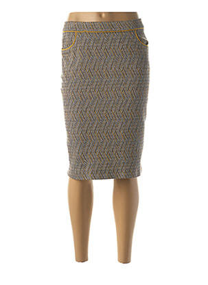 Fustă midi galben QUATTRO femeie