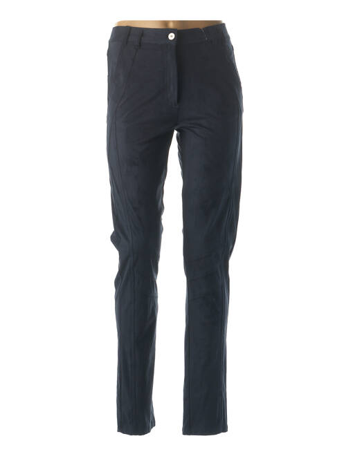 Pantalon slim albastru QUATTRO femeie