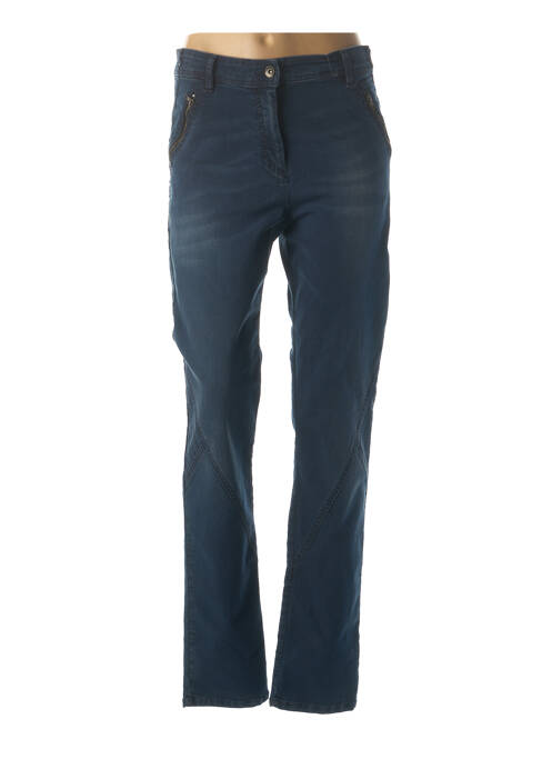 Blugi cu croială slim albastru QUATTRO femeie