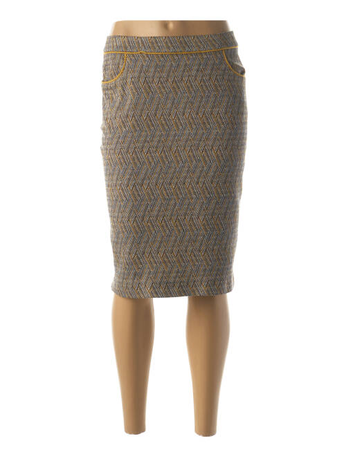 Fustă midi galben QUATTRO femeie