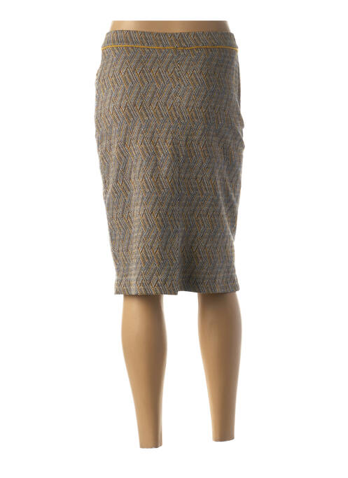 Fustă midi galben QUATTRO femeie