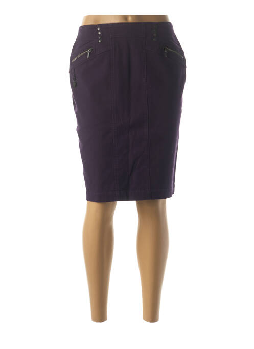 Fustă midi violet QUATTRO femeie