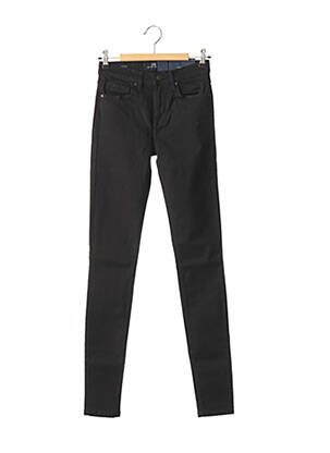 Blugi skinny țesătură brută talie înaltă negru LBT femeie