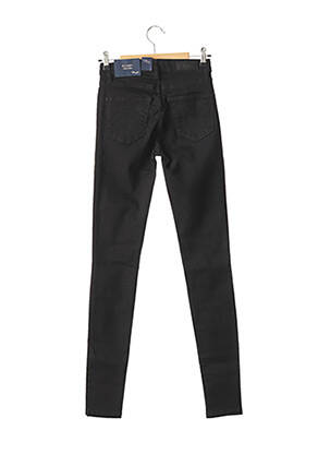 Blugi skinny țesătură brută talie înaltă negru LBT femeie
