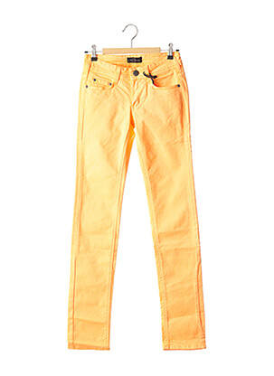 Pantalon slim talie joasă talie joasă portocalie CIMARRON femeie