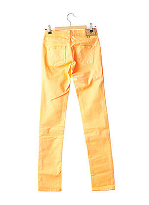 Pantalon slim talie joasă talie joasă portocalie CIMARRON femeie
