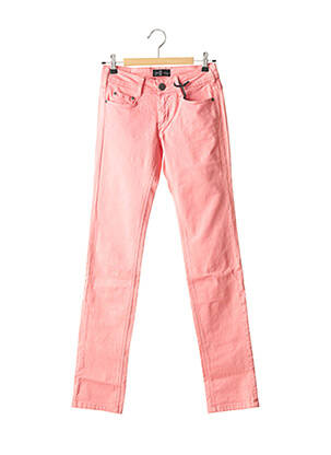 Pantalon slim talie joasă talie joasă roz CIMARRON femeie