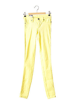 Blugi cu croială slim galben DR DENIM femeie