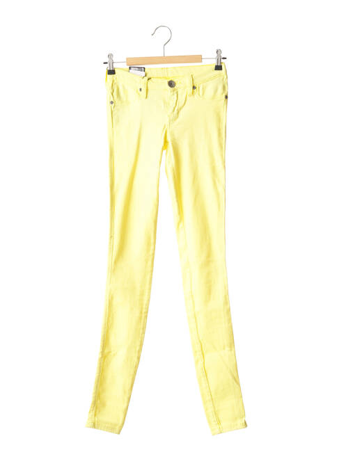 Blugi cu croială slim galben DR DENIM femeie