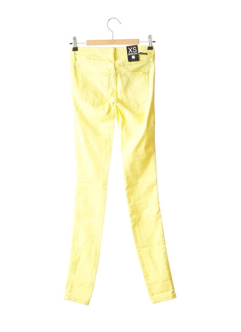 Blugi cu croială slim galben DR DENIM femeie