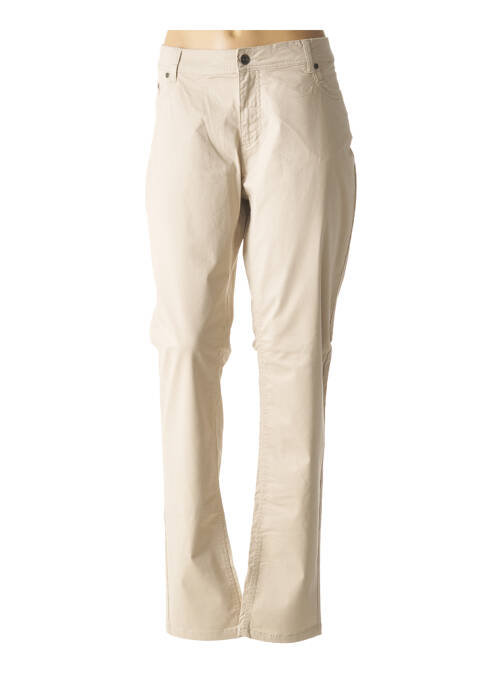 Pantalon drept bej JENSEN femeie