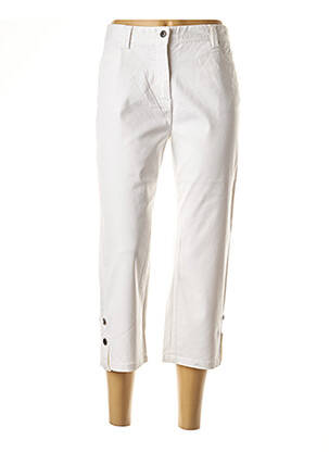 Pantalon trei sferturi alb JENSEN femeie