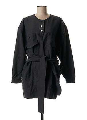Jachete casual guler rotund negru MARTINE JARLGAARD femeie