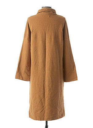 Rochie midi mâneci lungi mâneci lungi bej NOUMENON femeie