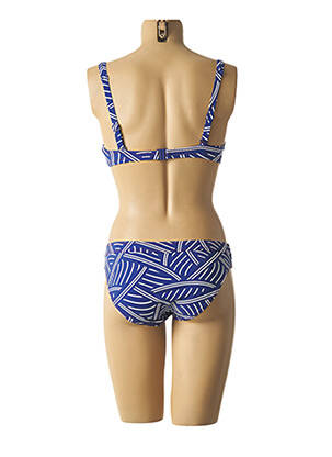 Costum de baie din două piese elasticitate albastru BELCOR femeie