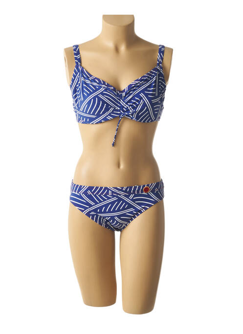 Costum de baie din două piese albastru BELCOR femeie