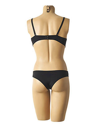 Set lenjerie bretele elastice reglabile negru LUNNA femeie