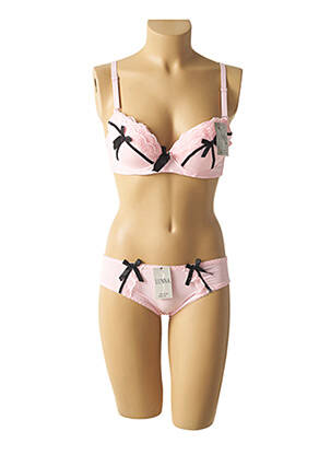Set lenjerie roz LUNNA femeie