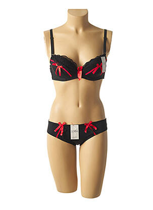 Set lenjerie negru LUNNA femeie