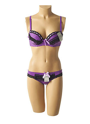 Set lenjerie violet LUNNA femeie