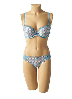 Set lenjerie albastru HANA femeie