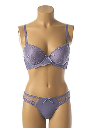 Set lenjerie șnur violet HANA femeie