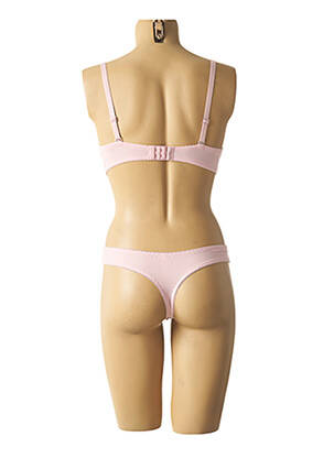Set lenjerie tanga roz HANA femeie