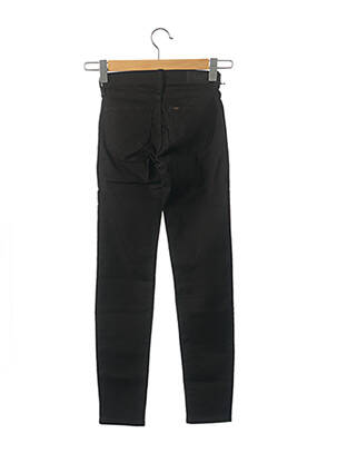 Pantalon slim talie joasă talie joasă negru LEE femeie