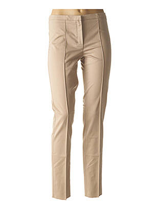 Pantalon slim bej MAXMARA femeie