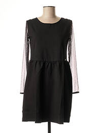 Rochie scurtă mâneci lungi mâneci lungi negru IKKS femme