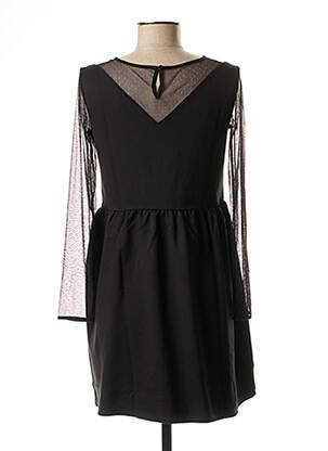 Rochie scurtă mâneci lungi mâneci lungi negru IKKS femeie