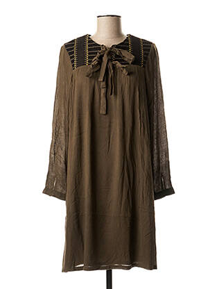 Rochie midi verde ONE STEP femeie