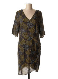 Rochie midi imprimeu fantezie negru ONE STEP femeie