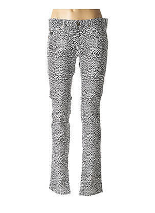 Blugi cu croială slim subțire talie joasă alb APRIL 77 femme