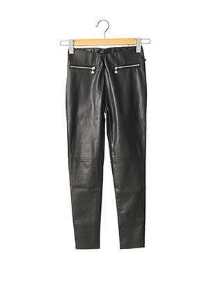 Jegging elasticitate talie elastică negru LE TEMPS DES CERISES fată
