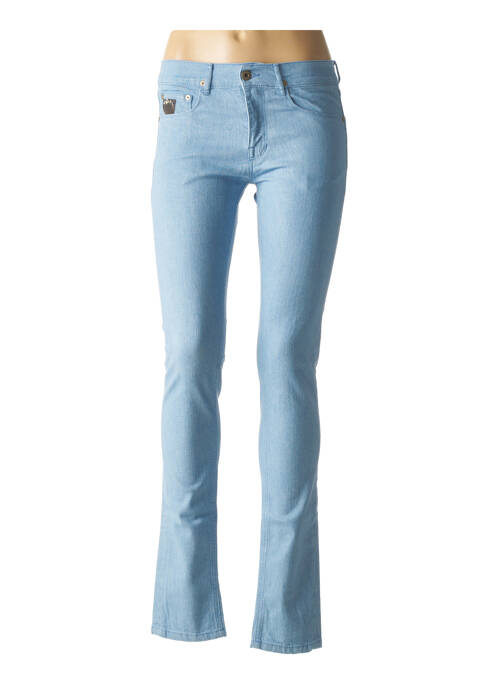 Blugi cu croială slim albastru APRIL 77 femeie