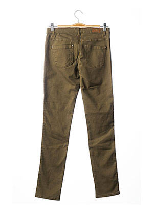 Pantalon slim talie joasă talie joasă verde IKKS femeie