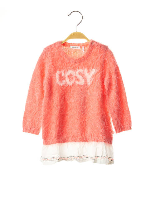 Rochie midi roz IKKS fată