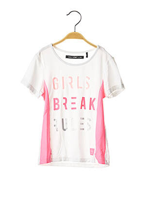 Tricou alb IKKS fată