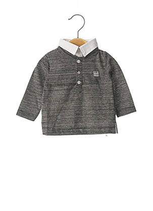 Tricou imprimeu fantezie mâneci lungi gri IKKS băiat