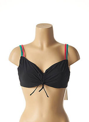Sutien de costum de baie elasticitate negru BELCOR femeie