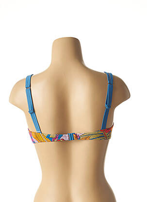 Sutien de costum de baie elasticitate top sutien modelat albastru BELCOR femeie