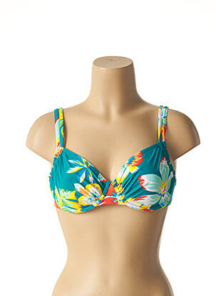 Sutien de costum de baie elasticitate verde BELCOR femeie