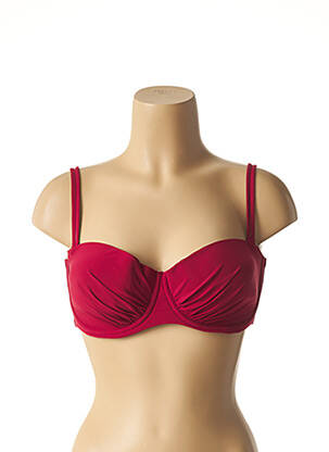 Sutien de costum de baie elasticitate top sutien modelat roșu BELCOR femeie