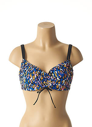Sutien de costum de baie elasticitate albastru BELCOR femeie