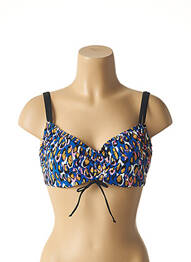 Sutien de costum de baie elasticitate albastru BELCOR femme