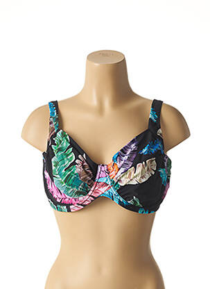 Sutien de costum de baie elasticitate negru BELCOR femeie