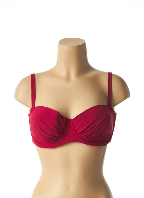 Sutien de costum de baie roșu BELCOR femeie