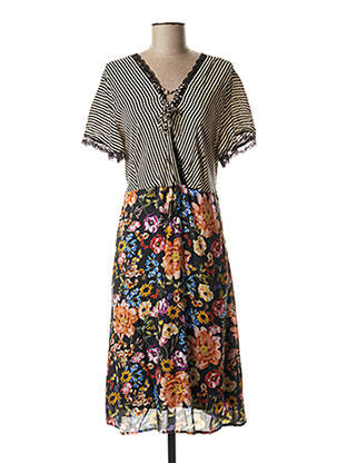 Rochie midi negru FRED SABATIER femeie