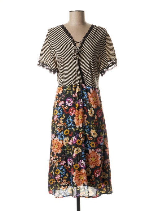 Rochie midi negru FRED SABATIER femeie